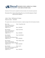 Structure based drug discovery for the development of small molecule RelA inhibitors