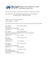 Correlations between chemorheology, printing parameters, and print quality in 3D direct-ink-writing
