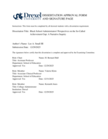 Black school administrators' perspectives on the so-called achievement gap: a narrative inquiry