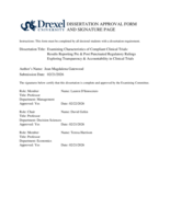 Examining characteristics of compliant clinical trials: results reporting pre & post punctuated regulatory rulings exploring transparency & accountability in clinical trials