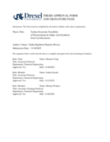 Techno-economic feasibility of electrochemical adipic acid synthesis from cyclohexanone