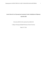 Gastric point-of-care ultrasound and anesthesia: further stratification of pulmonary aspiration risk