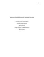 Perioperative educational practices for sugammadex and Emend