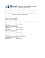 Race, gender, class, or all the above: Black females and exclusionary discipline in high school