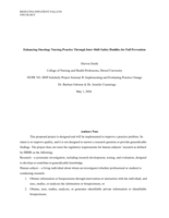 Enhancing oncology nursing practice through inter-shift safety huddles for fall prevention