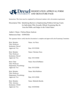 Identifying barriers to implementing problem-solving courts for individuals who sexually offend: examining buy-in from the public and judges in the United States