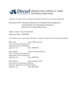 Enhancing student success through parental engagement: an examination of communication strategies at Dallastown Area Intermediate School