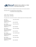 Investigating intrinsic interpretability in transformer-based language models