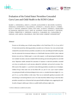 Evaluation of the United States’ Permitless Concealed Carry Laws and Child Health in the ECHO Cohort