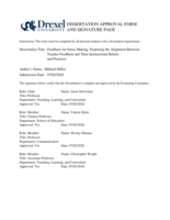Feedback for sense-making: exploring the alignment between teacher feedback and their instructional beliefs and practices