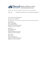 Developing a nuclear run-on assay to study transcription-genome organization coupling