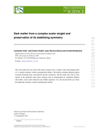 Dark matter from a complex scalar singlet and preservation of its stabilising symmetry