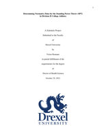 Determining normative data for the standing power throw (SPT) in Division II college athletics